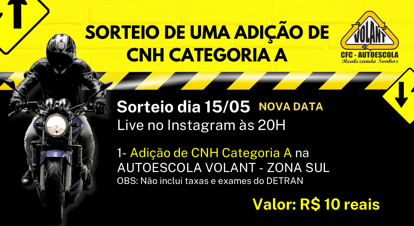 Prêmio 1 Adição de categoria A - Autoescola Volant
