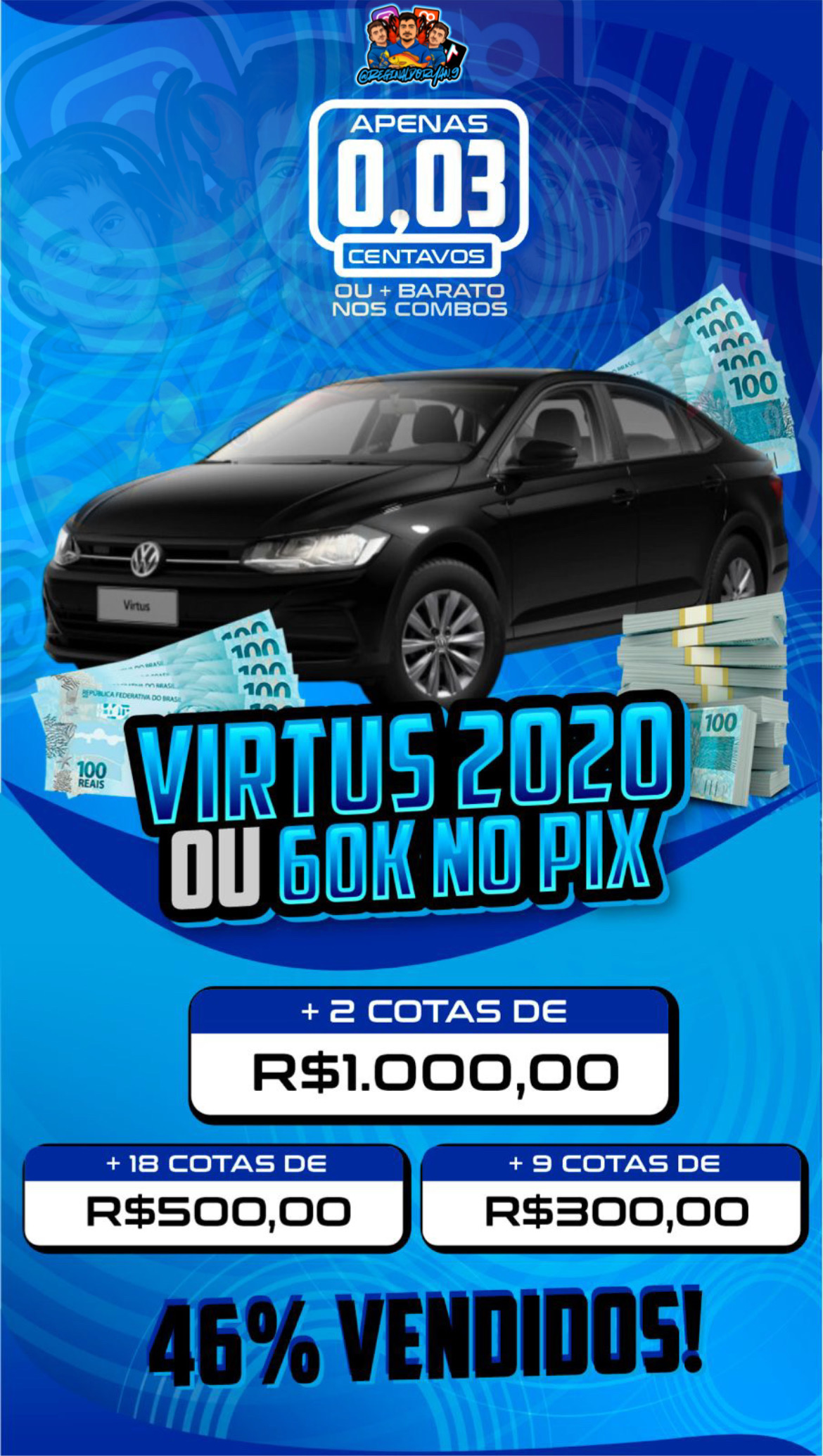 VIRTUS DO PESCADOR OU 60 MIL!!