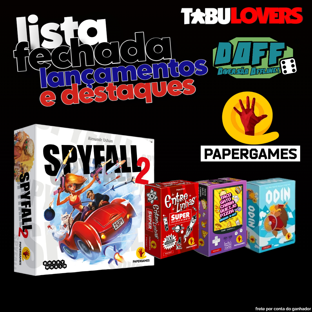 Lista Fechada DOFF - PAPERGAMES