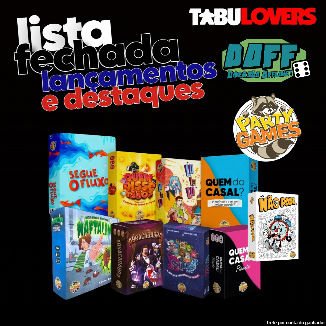 Lista Fechada DOFF - Party Games