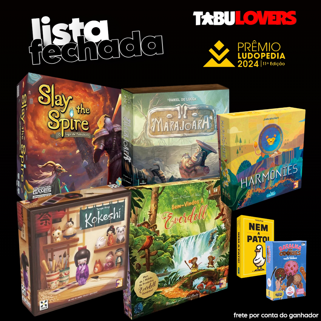 Lista Fechada - PREMIADOS da Ludopedia