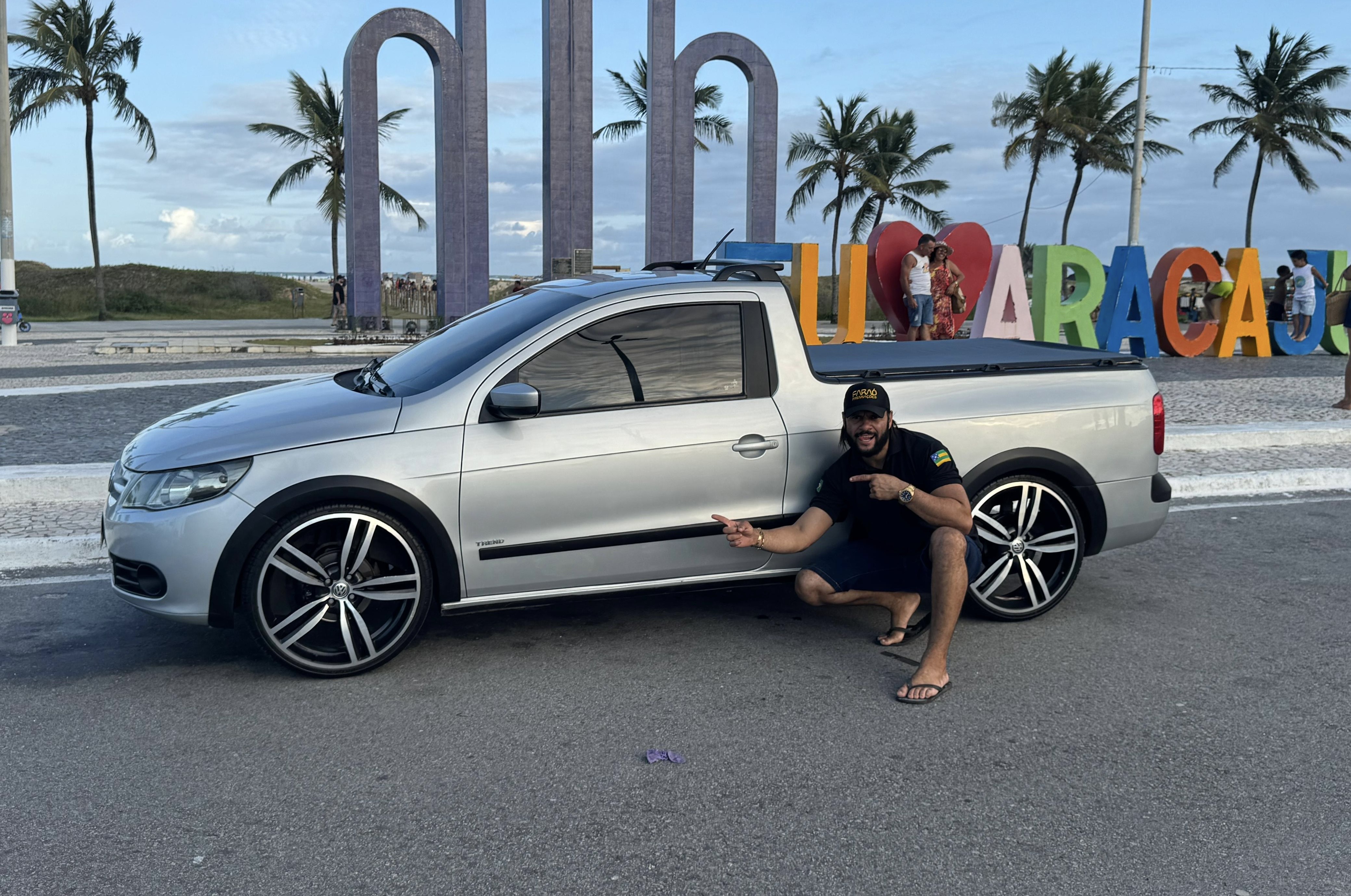 SAVEIRO 2012 COM RODAS 20 e SUSPENSÃO A AR🥵