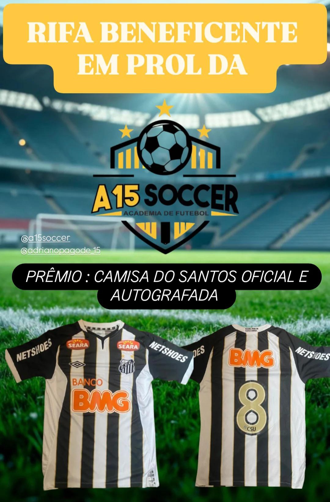 Camisa oficial santos