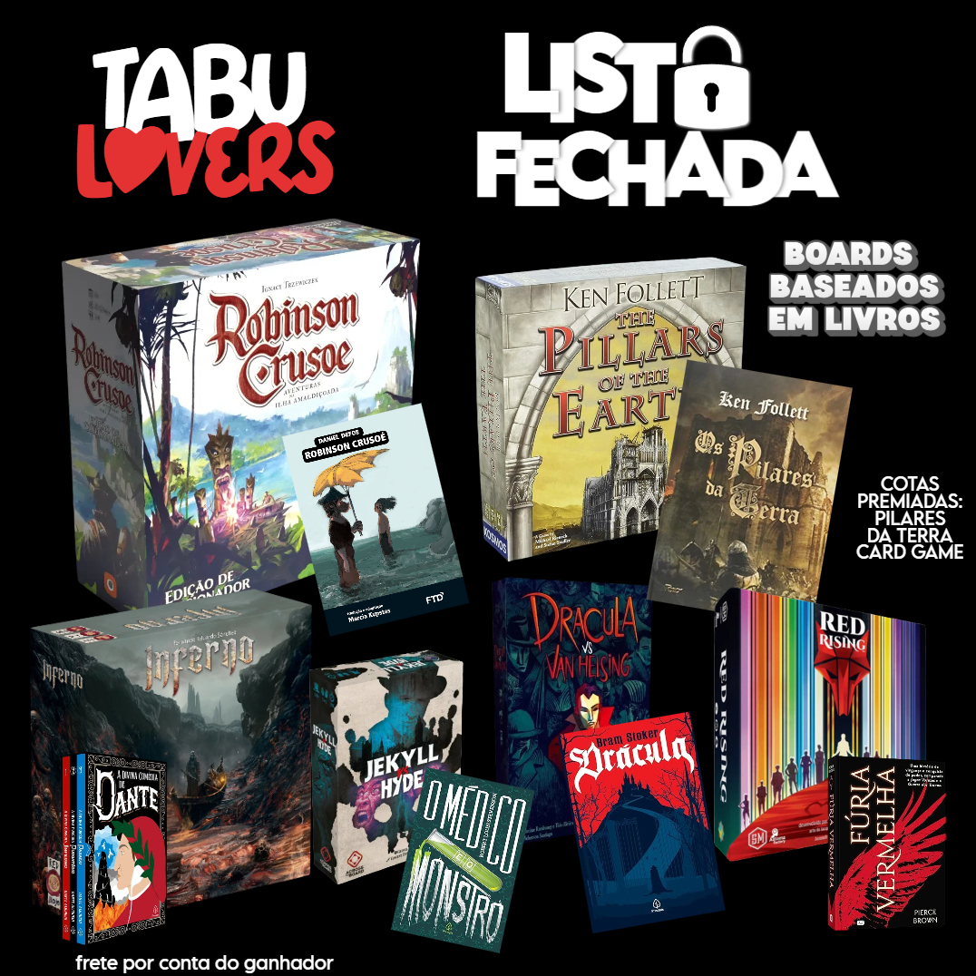 Lista Fechada - Boards e Livros