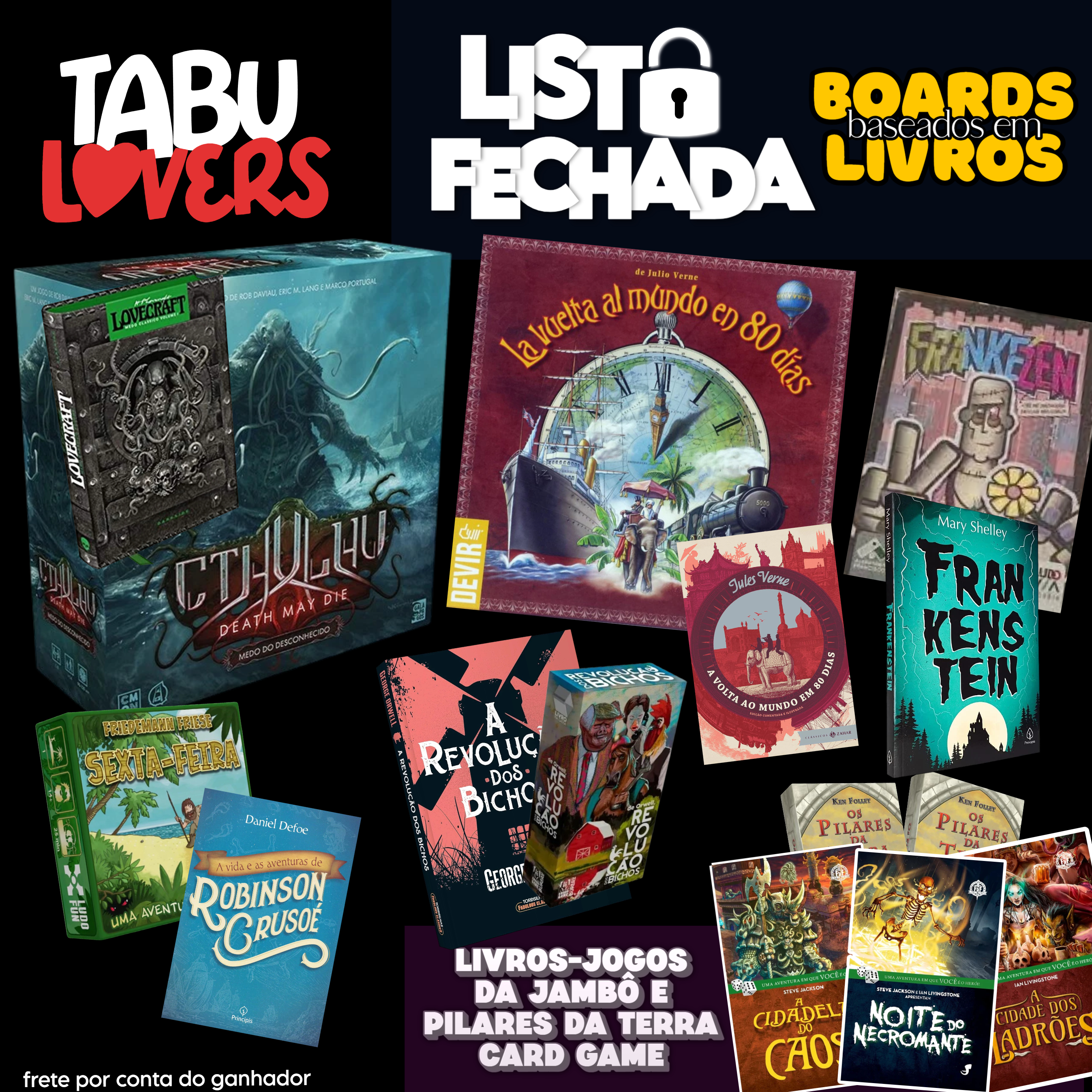 Lista Fechada - Boards baseados em Livros - Parte 2