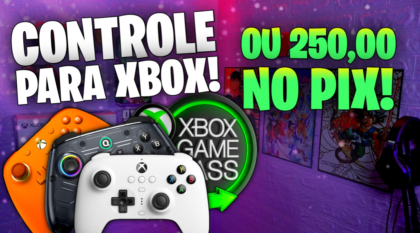 CONTROLE para XBOX +1 MÊS DE ULTIMATE ou 250,00 no PIX!