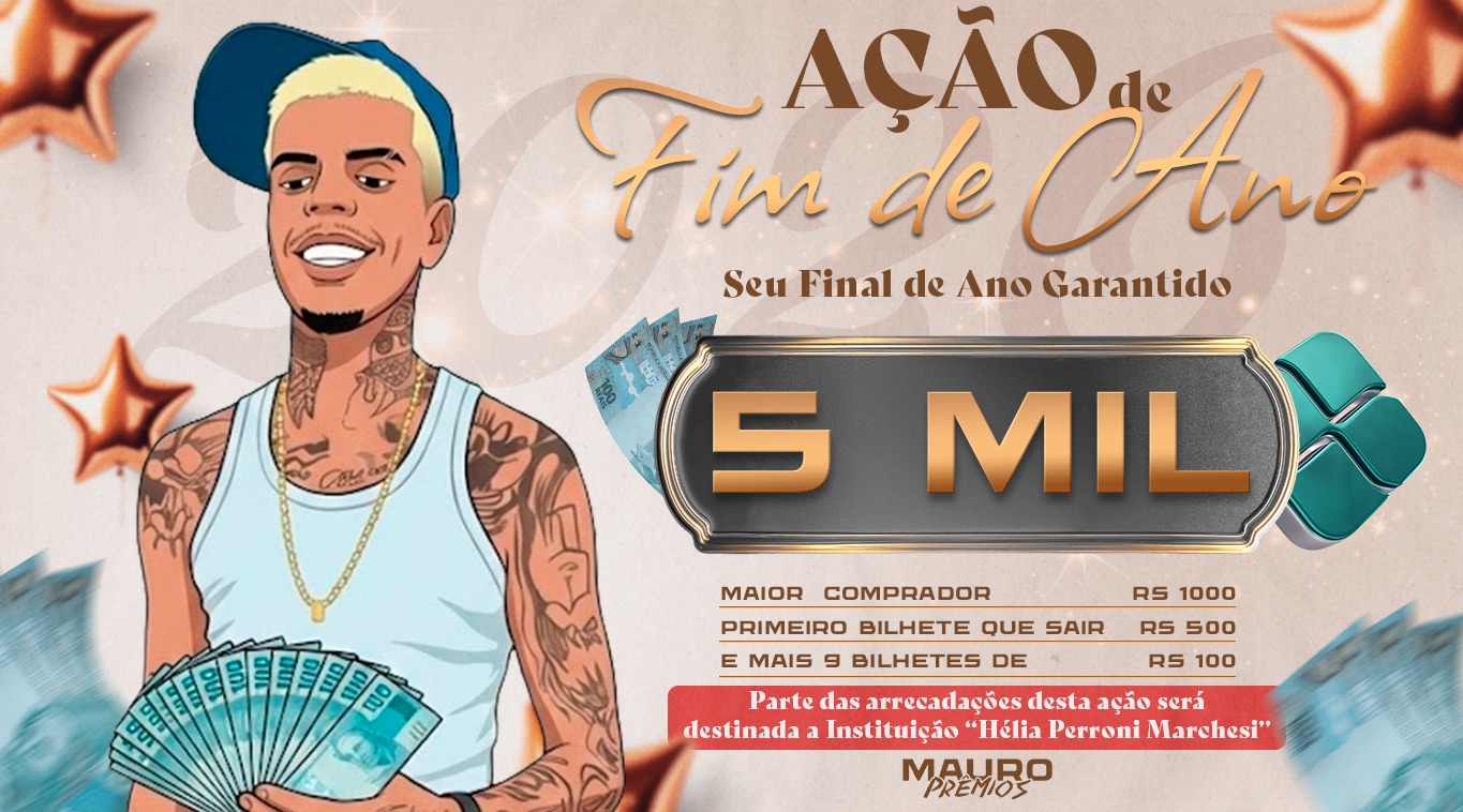 SEU FIM DE ANO GARANTIDO COM R$5.000 NO PIX E MUITOS PRÊMIOS