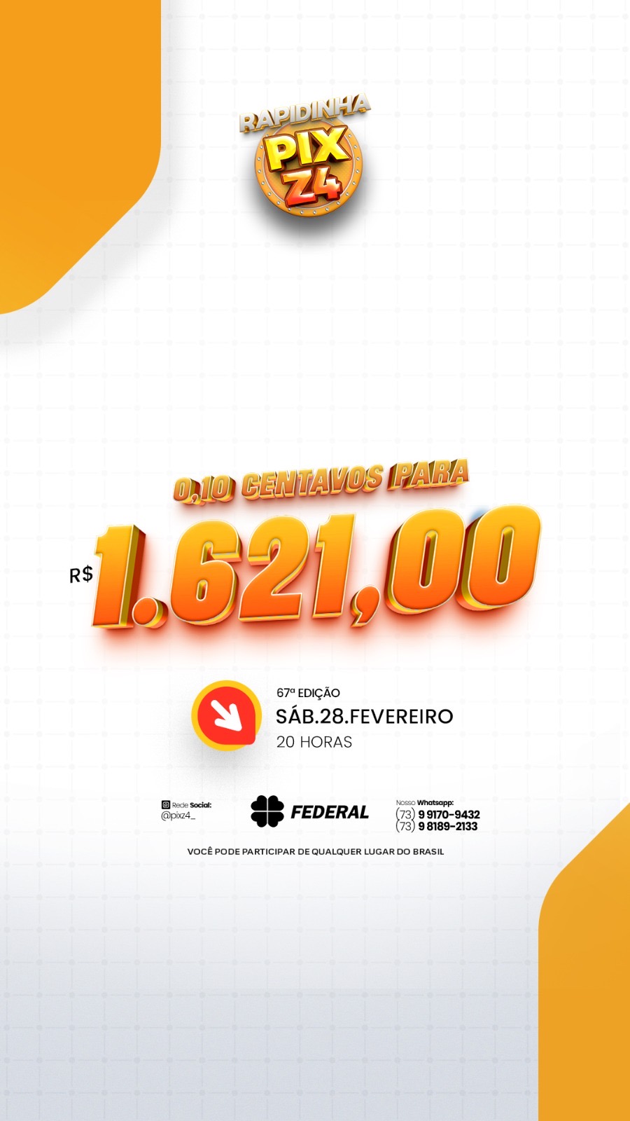Salário extra 1.621,00