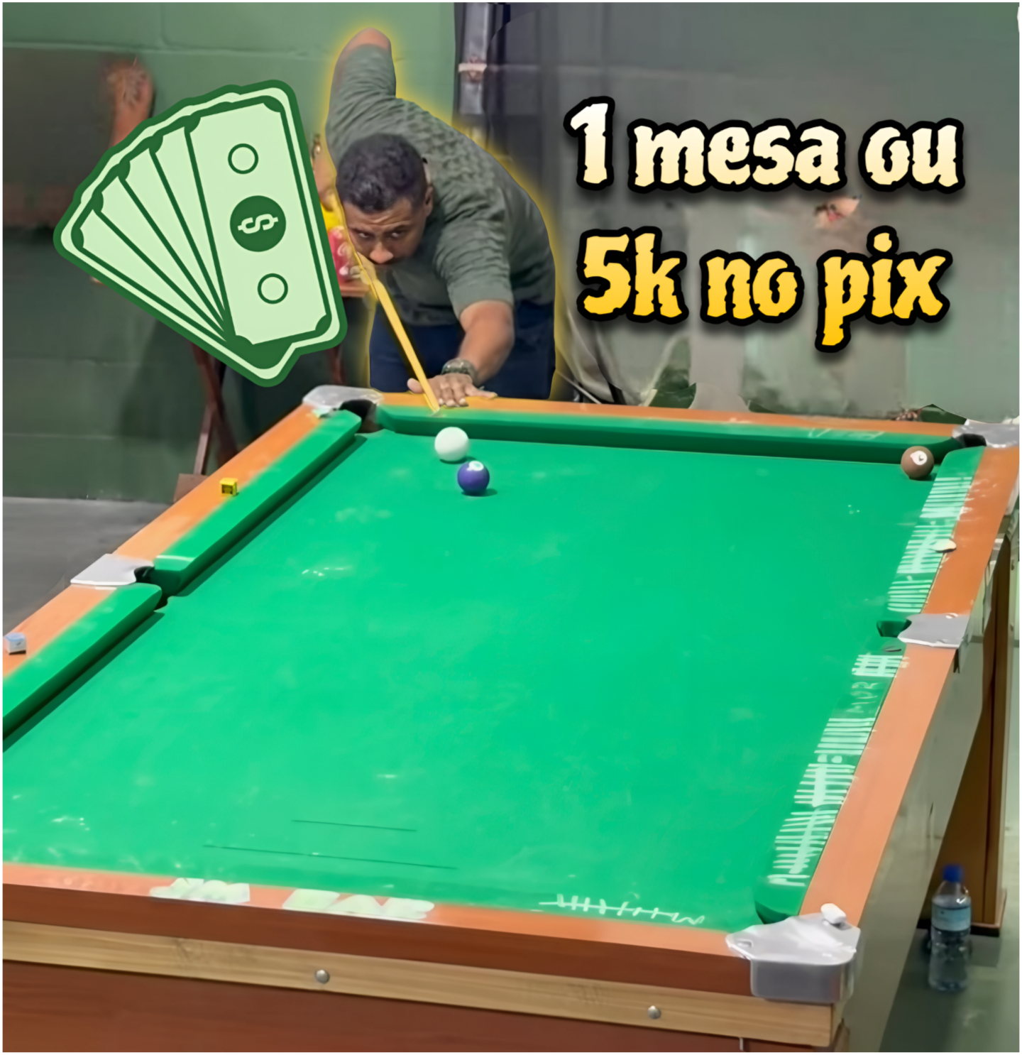 1 mesa de sinuca ou 5k no pix