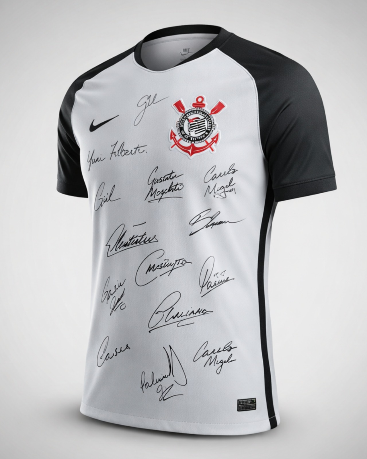 (20% disponível)Camisa Nike Corinthians autografada I 2026 Masculina