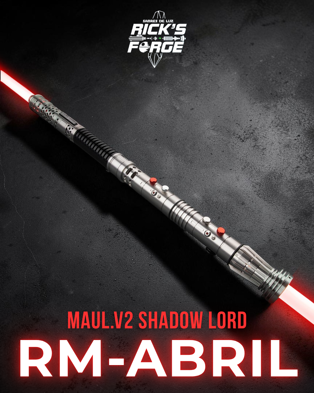 RM - EDIÇÃO ABR/26 - MAUL.V2 SHADOW LORD NEOPIXEL