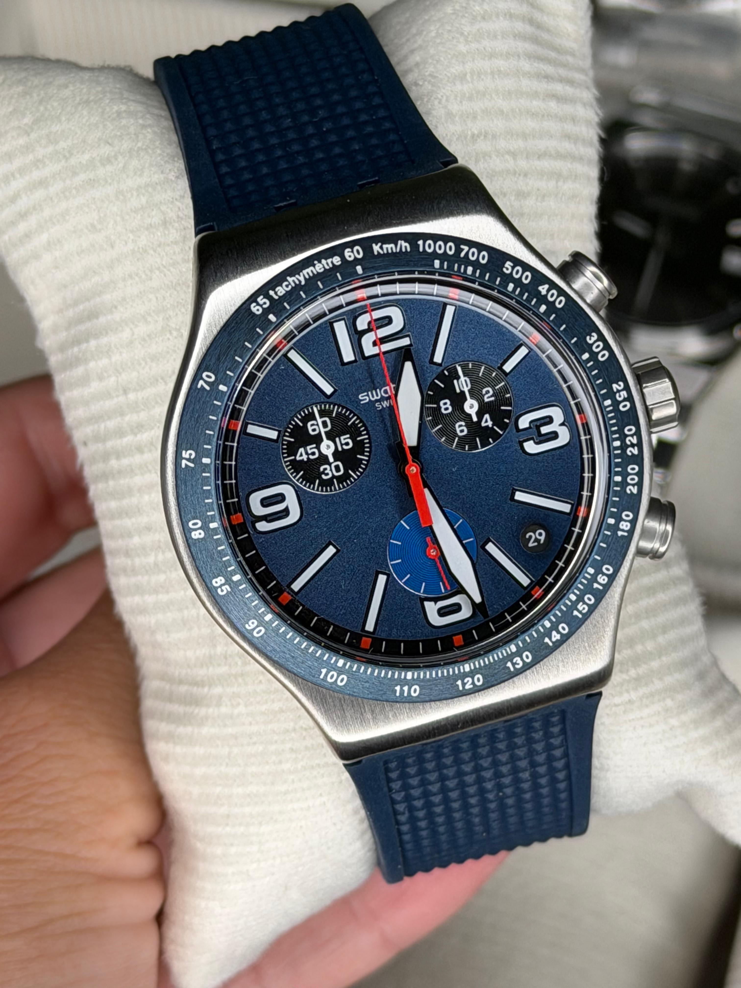 SWATCH BLUE GRID YVS454