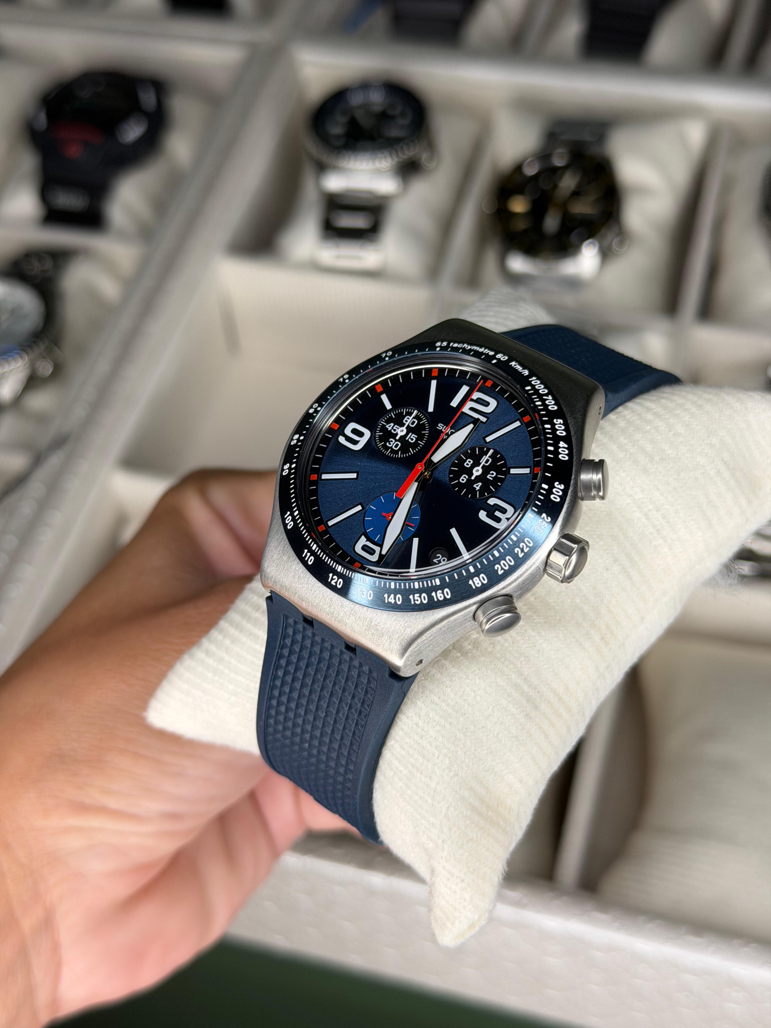 SWATCH BLUE GRID YVS454