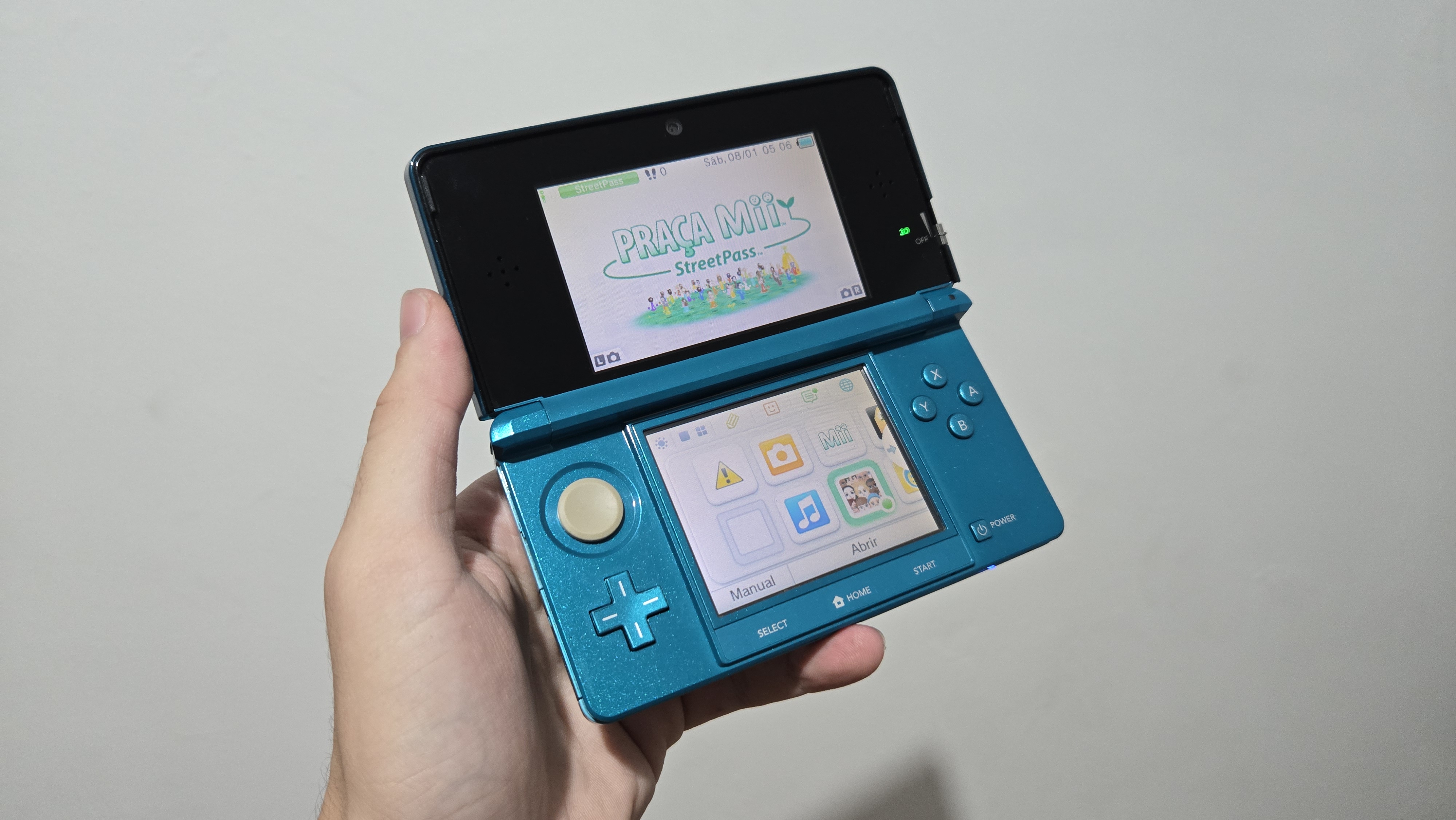 Ação - 3DS Aqua Blue