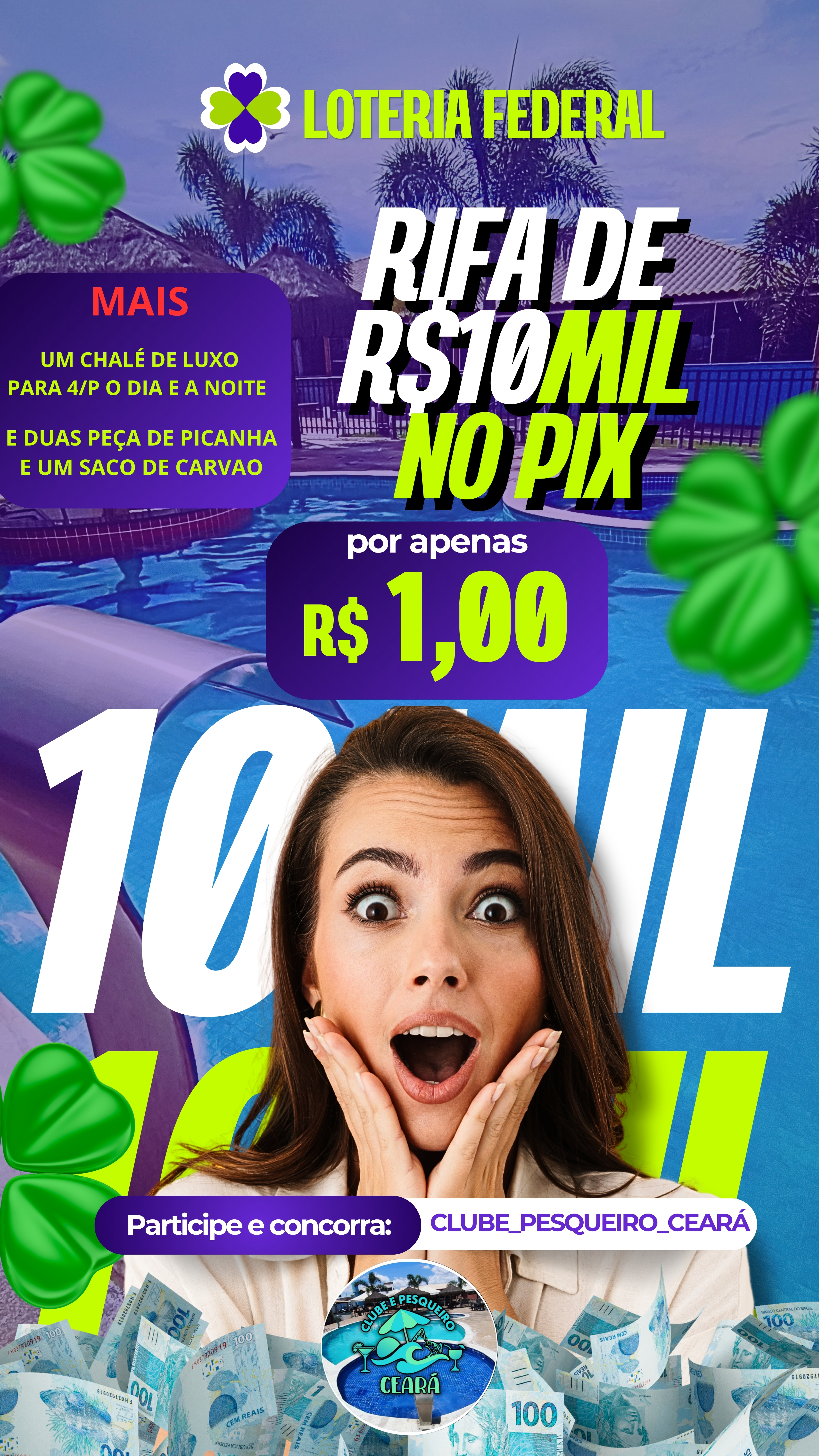 RIFA DO MALUÇÃO MAIS R$ 10.000 NO PIX.