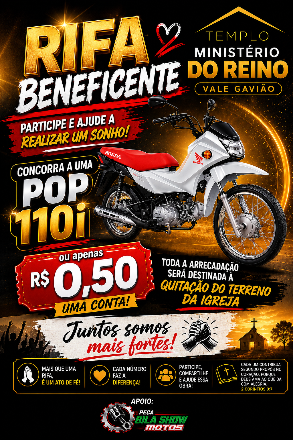 RIFA BENEFICIENTE POP 110i 23/24