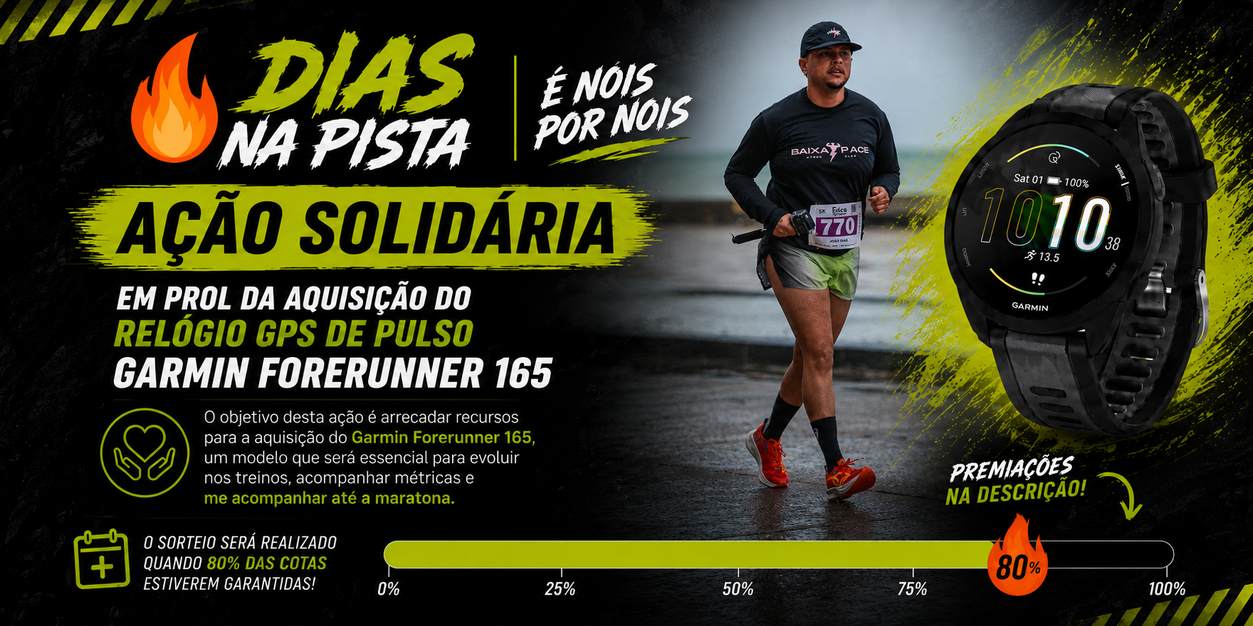 Ação Solidária Dias na Pista
