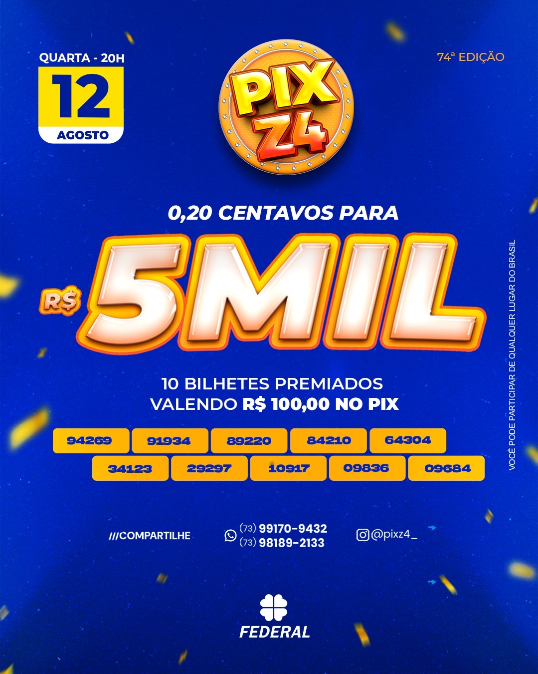SÓ GANHA QUEM JOGA.