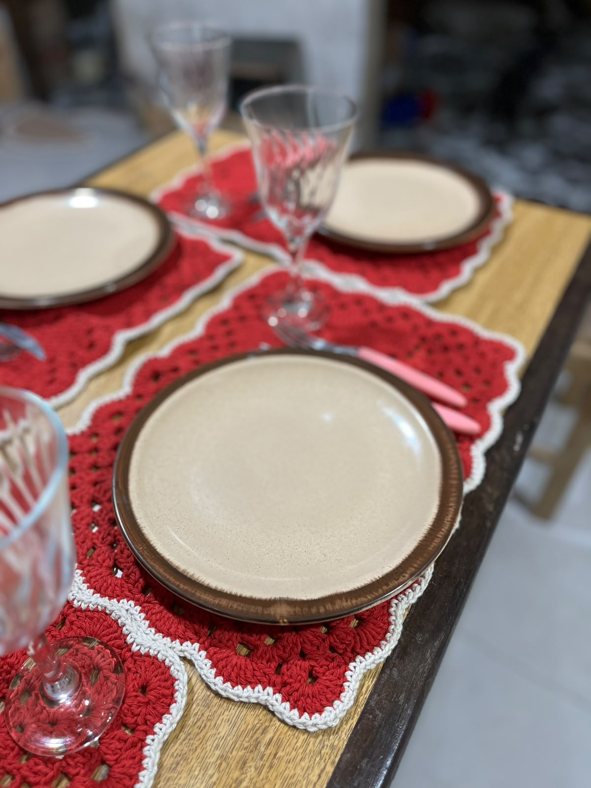 Jogo de suplat romântico elegante