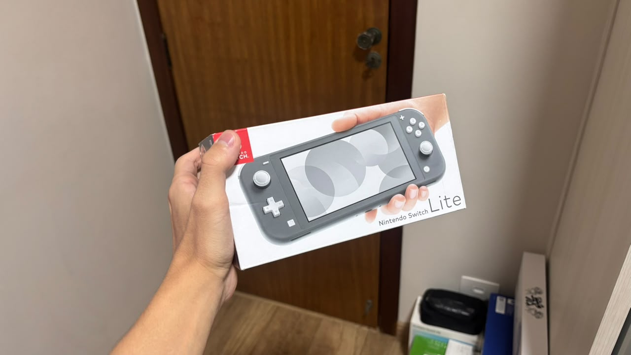 Nintendo Switch Lite Cinza Lacrado