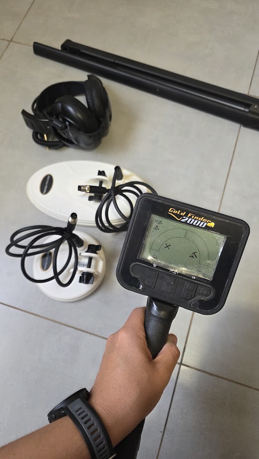 Sorteio Detector de Metais Garimpeiro Nokta Gold Finder 2000 (usado)