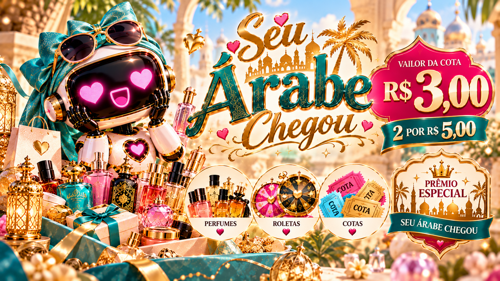 Magia e Terapia 🪄 Seu Árabe Chegou