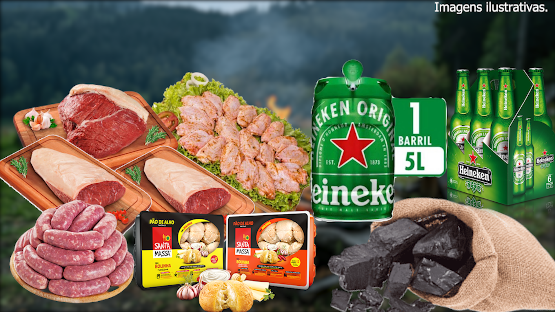 (números do 00-499) Kit Churras completo no precinho ou $547 no Pix!
