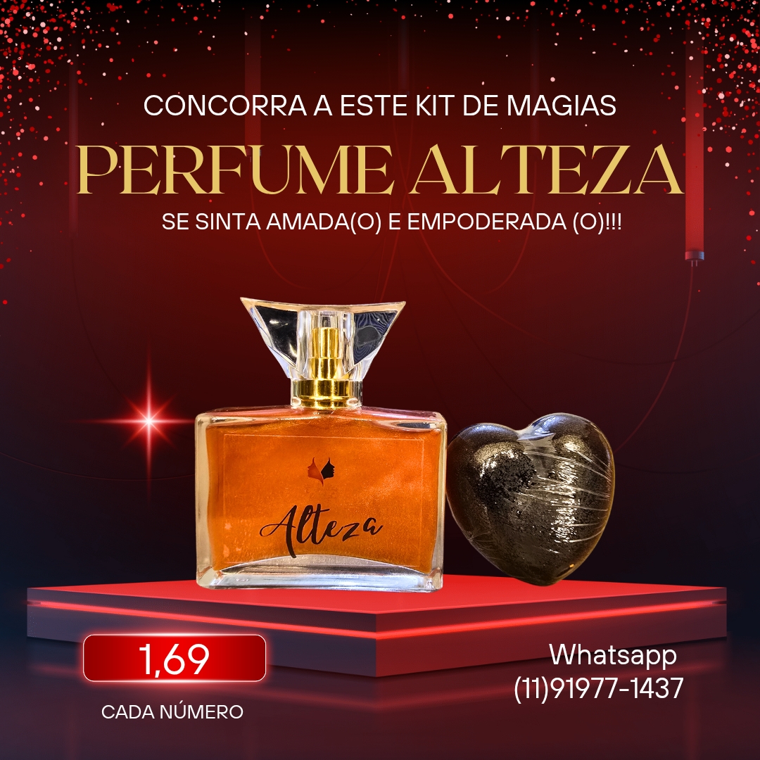 Kit de Magia Perfume Alteza empoderamento + sabonete de pombagira sexual