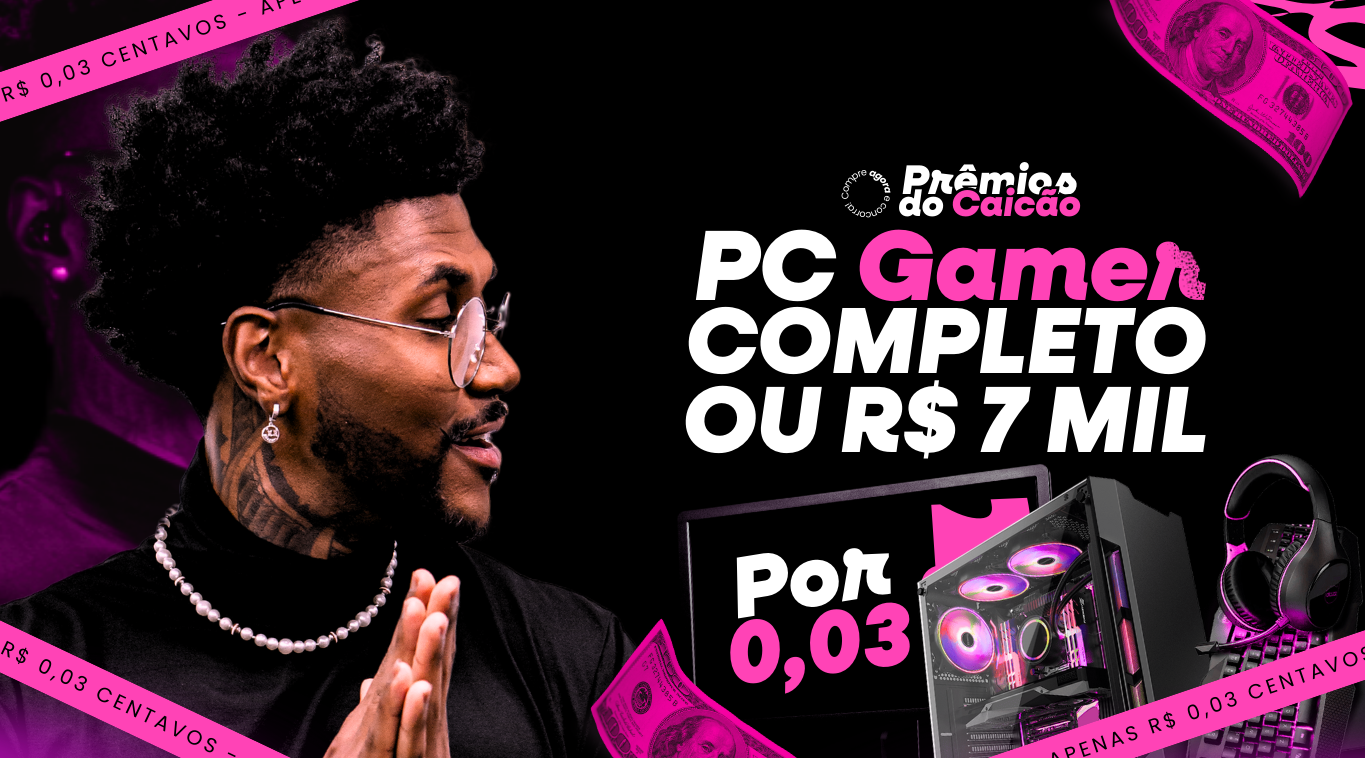 PC GAMER COMPLETO OU 7 MIL POR APENAS R$ 0,03