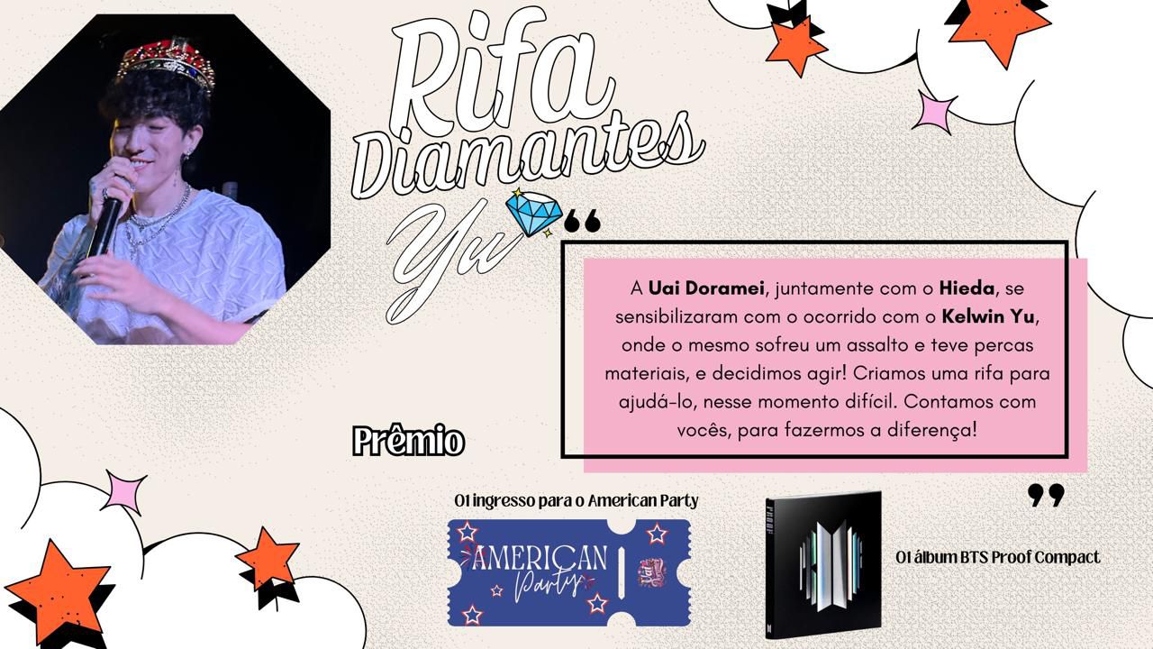Sorteio 1 Album do BTS + Ingresso para American Party em GO